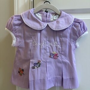 Seaux Smocked Hocus Pocus Bloomer Set 9m NWOT